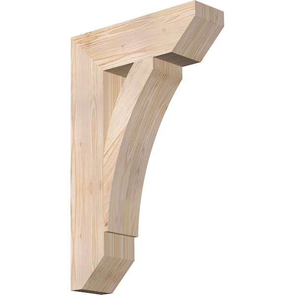 Ekena Millwork Thorton Slat Smooth Bracket, Douglas Fir, 5 1/2"W x 20"D x 32"H BKT06X20X32THR06SDF - main